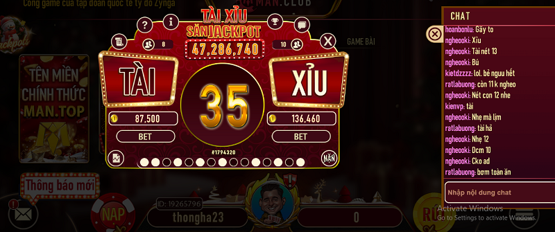 Bạn nên vạch mục tiêu chơi game mini thắng thua hợp lý tại Man Club