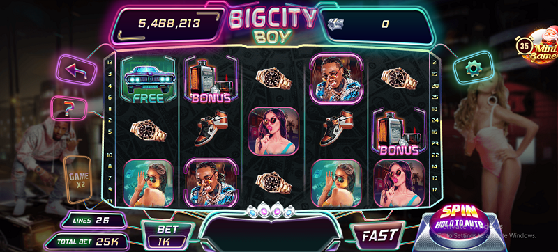 Cách chơi nổ hũ Big City Boy tại ManClub đơn giản