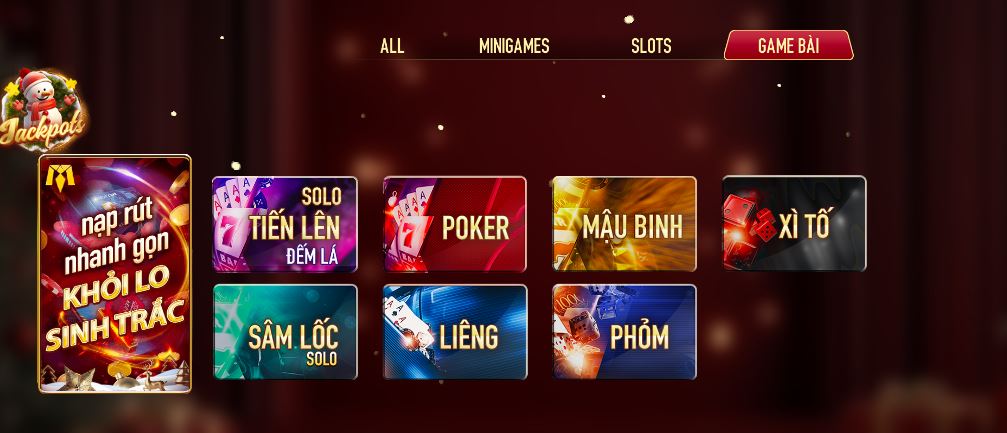 Game Poker tại Manclub 